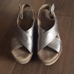 Clarks Artisan Gold Wedges